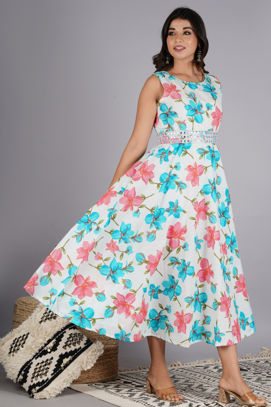 Floral Pattern Dress